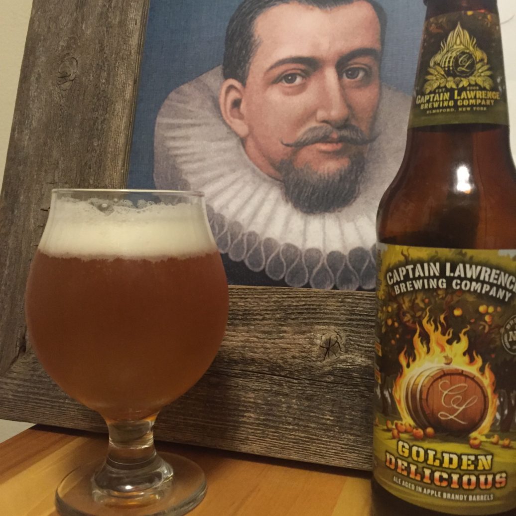 Captain Lawrence Brewing's 'Golden Delicious' Apple Brandy Barrel Aged Tripel